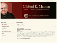 Tablet Screenshot of cliffordmadsen.com